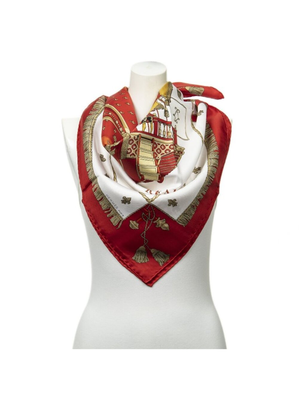 Hermes Scarf Red
